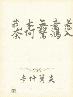 我本无意惹惊鸿奈何惊鸿入我心下一句