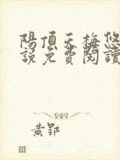 阳顶天梅悠雪小说免费阅读无弹窗