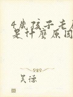 4岁孩子老尿床是什么原因