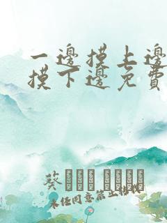 一边摸上边一边摸下边免费视频
