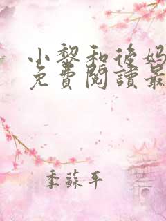 小黎和后妈小说免费阅读最新章节