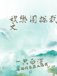 娱乐圈总裁甜宠文