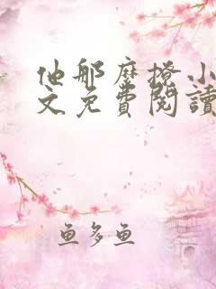 他那么撩小说全文免费阅读无弹窗