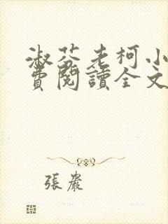 淑芬老柯小说免费阅读全文笔趣阁