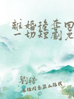 离婚后夺回我的一切短剧免费观看