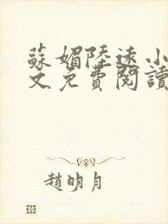 苏媚陆远小说全文免费阅读最新章节