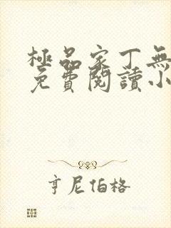 极品家丁无弹窗免费阅读小说