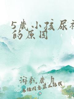 5岁小孩尿裤子的原因