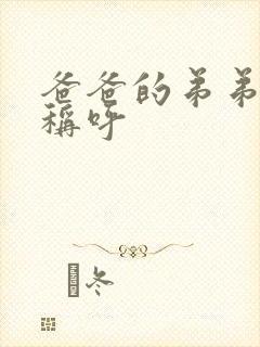 爸爸的弟弟怎么称呼