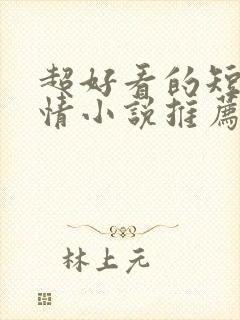 超好看的短篇言情小说推荐