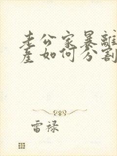 老公家暴离婚财产如何分割