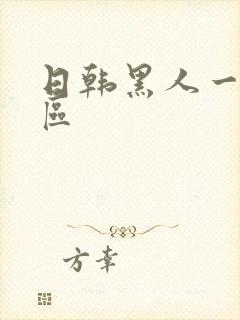 日韩黑人一区二区