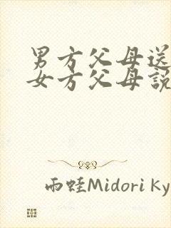 男方父母送彩礼女方父母说点啥