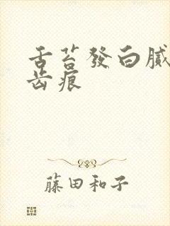 舌苔发白腻 有齿痕