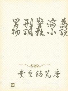 男刑警沦为性玩物调教小说