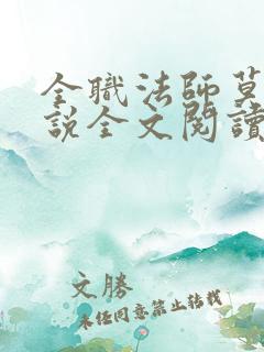 全职法师莫凡小说全文阅读免费