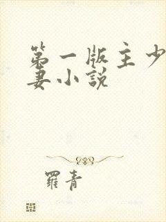 第一版主少妇人妻小说