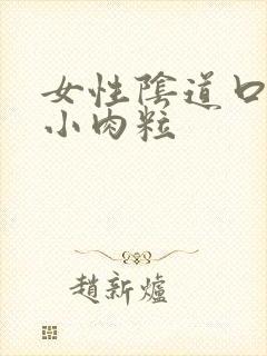 女性阴道口起了小肉粒