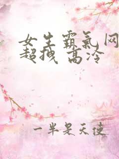 女生霸气网名 超拽 高冷