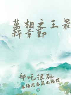 万相之王最快更新章节