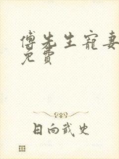 傅先生宠妻无度免费