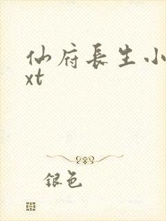 仙府长生小说txt