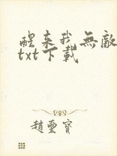醒来我无敌全本txt下载