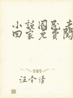 小说国民老公带回家免费阅读