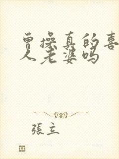 曹操真的喜欢别人老婆吗