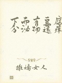 下面有豆腐渣状分泌物还痒用什么药