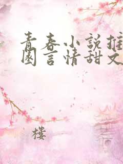 青春小说推荐校园言情甜文