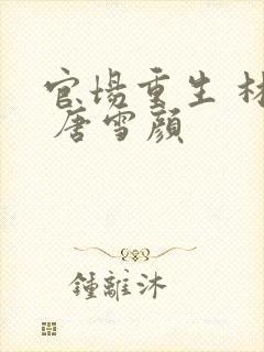 官场重生 林峰 唐雪颜