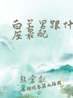 白羊男跟什么星座最配