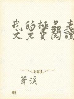 我的极品老婆全文免费阅读小说