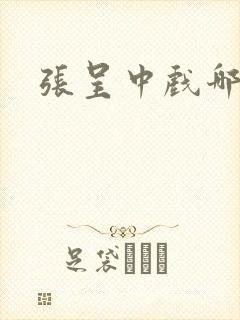 张呈中戏哪一届