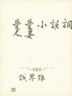 爱爱小说调教日人妻