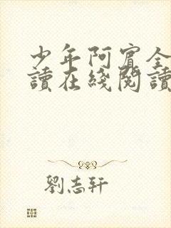 少年阿宾全文阅读在线阅读全文