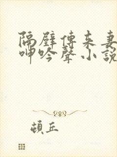 隔壁传来妻子的呻吟声小说