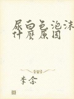 尿白色泡沫多是什么原因