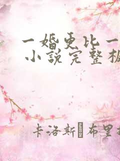一婚更比一婚高 小说完整板