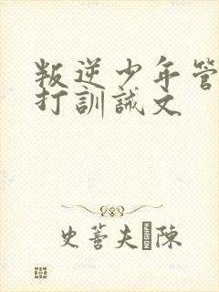 叛逆少年管教挨打训诫文