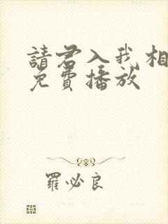 请君入我相思局免费播放