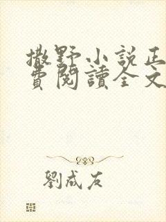 撒野小说正版免费阅读全文无删减