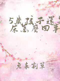 5岁孩子还是尿床怎么回事