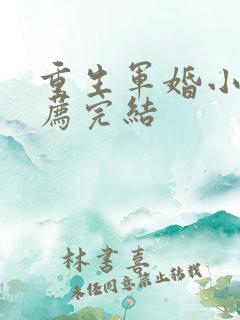 重生军婚小说推荐完结