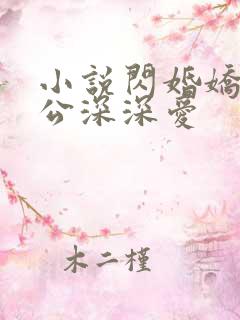 小说闪婚娇妻老公深深爱