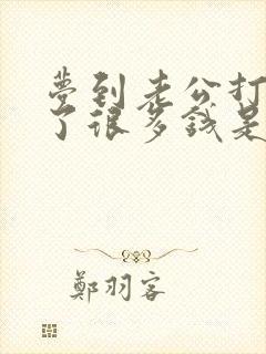 梦到老公打牌输了很多钱是什么意思