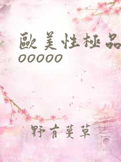 欧美性极品少妇ooooo