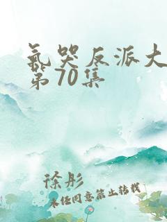 气哭反派大小姐第70集