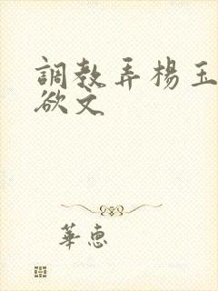 调教弄杨玉环h欲文